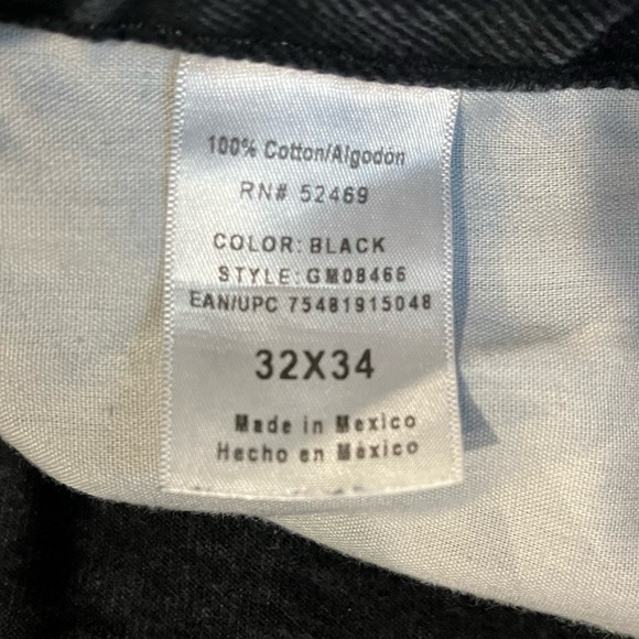 George Black Regular Fit Jeans 32x34 - Picture 4 of 4